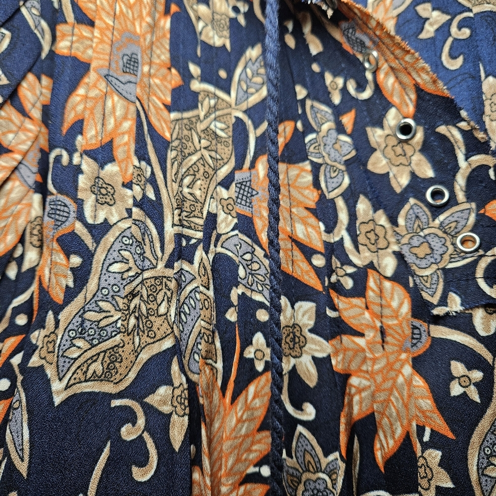 Tularosa Floral Peasant Blouse Bohemian Boho Bell Sleeves Size Small NWOT - Picture 6 of 7